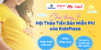 Đăng Ký Lớp Học Tiền Sản Miễn Phí Tháng 4/2023 tại Kidsplaza