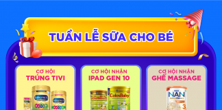 Mừng sinh nhật KidsPlaza 15 tuổi: Tuần lễ sữa cho bé quà cực xịn