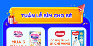 Sinh nhật KidsPlaza 15 tuổi: Tuần lễ bỉm cho bé quà siêu HOT
