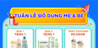 Sinh nhật KidsPlaza 15 tuổi: Tuần lễ đồ dùng mẹ và bé siêu ưu đãi