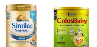 So sánh sữa Similac và Colosbaby, nên chọn sữa nào?