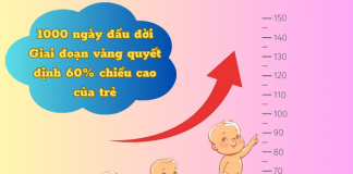 1000 ngày đầu đời: Giai đoạn vàng quyết định 60% chiều cao của trẻ