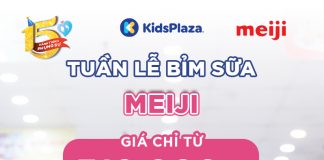 Meiji tung deal độc quyền – Mừng sinh nhật KidsPlaza