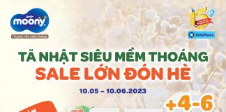 Tã Nhật siêu mềm thoáng – Sale lớn đón hè!!! Moony-Blue-1