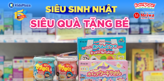 Ruốc cá hồi Meiwa, kẹo giáo dục Popin Cookin siêu deal tặng bé mừng sinh nhật 15 tuổi của KidsPlaza