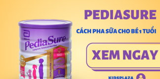 Cách pha sữa Pediasure Úc cho bé 1 tuổi: Hướng dẫn chi tiết