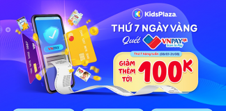 Thứ 7 ngày vàng quét mã rộn ràng cùng VNPAY-QR chỉ có tại KidsPlaza