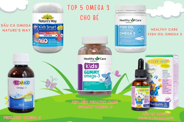 THỰC PHẨM GIÀU OMEGA 3 CUNG CẤP DINH DƯỠNG CẦN THIẾT CHO TRẺ PHÁT TRIỂN