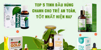Top 5 sản phẩm tinh dầu húng chanh an toàn tốt nhất cho trẻ hiện nay