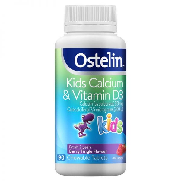 Viên nhai Ostelin Kids Calcium & Vitamin D3