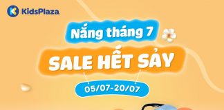 Nắng Tháng 7 – KidsPlaza Sale Hết Sảy