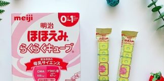 Cách pha sữa Meiji thanh số 0 đúng cách nhất