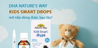 DHA Nature’s Way mở nắp để được bao lâu?