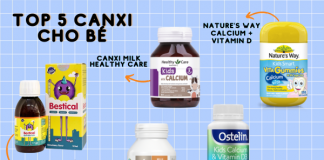 Điểm danh các loại canxi cho bé 1, 2, 3 tuổi tốt nhất