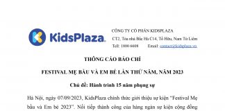 THÔNG CÁO BÁO CHÍ FESTIVAL MẸ BẦU VÀ EM BÉ LẦN THỨ NĂM, NĂM 2023 Thong-cao-bao-chi-me-bau-va-em-be-lan-thu-nam-nam-2023