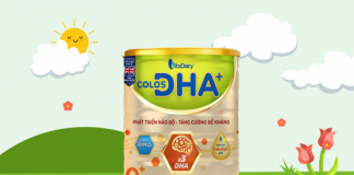 Hướng dẫn cách pha sữa Colos DHA+ số 0 chuẩn công thức