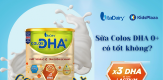 Sữa Colos DHA 0+ có tốt không? Review chân thực từ các mẹ?