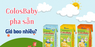 Sữa Colosbaby pha sẵn giá bao nhiêu? Địa chỉ uy tín?