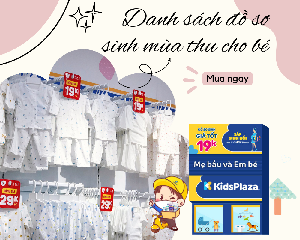 Danh sách đồ sơ sinh mùa thu cho bé mẹ không nên bỏ qua