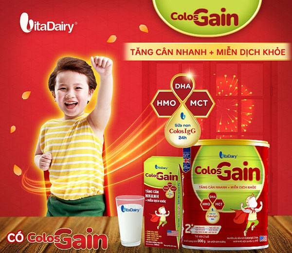 Sữa Colos Gain có vị gì