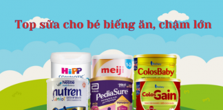 Top 6 sữa dành cho trẻ biếng ăn, chậm tăng cân, mẹ nên biết?