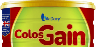 Hướng dẫn cách pha sữa Colos Gain 1 đúng chuẩn?