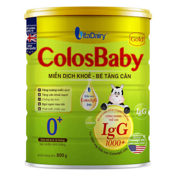 Sữa Colosbbay Gold miễn dịch khỏe - bé tăng cân