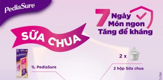 7 Ngày 7 món ngon tăng đề kháng cùng Pediasure