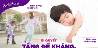 Bí quyết tăng đề kháng cho bé cùng sữa Pediasure