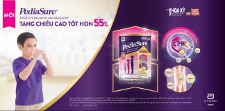 Pediasure với công thức mới CPP, cùng bé cao lớn bắt kịp đà tăng trưởng