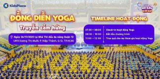 Đồng diễn Yoga Festival mẹ bầu và em bé 2023 Hồ Chí MInh