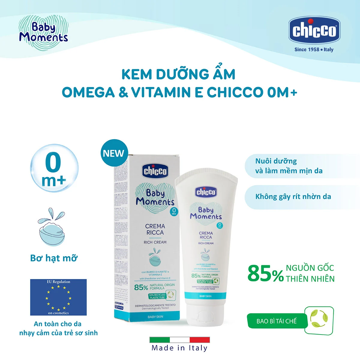 kem-duong-am-chua-omega-va-vitamin-e-chicco-0m-plus-100ml