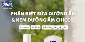 Sữa dưỡng ẩm và Kem dưỡng ẩm Chicco khác nhau như thế nào?