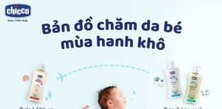Mách mẹ 4 bước chăm sóc da bé mùa lạnh cùng kem dưỡng Chicco