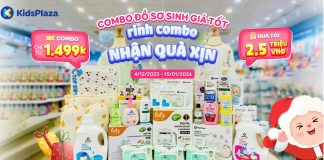 Rinh combo đồ sơ sinh nhận quà xịn chỉ có tại Kidsplaza