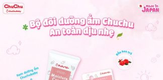 Review bộ đôi dưỡng ẩm từ Chuchubaby đầy đủ chi tiết