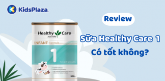 Review sữa bột Healthy Care cho trẻ sơ sinh có tốt không?