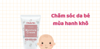 Bật mí 5 bí quyết chăm da bé mùa hanh khô cùng Chuchubaby