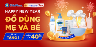 Deal đồ dùng mẹ và bé đón xuân giảm tới 40%
