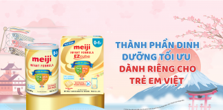 Sản phẩm dinh dưỡng công thức Meiji – Thương hiệu số 1 tại Nhật Bản
