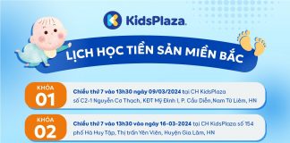 Lịch học tiền sản miễn phí tháng 3/2024 tại Hà Nội và Hồ Chí Minh- Kidsplaza