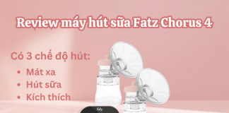 Review máy hút sữa Fatz Chorus 4 chi tiết từ phụ kiện, cách dùng