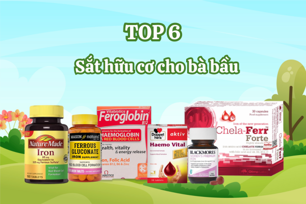 6 loại sắt hữu cơ cho bà bầu hấp thu tốt, ngừa táo bón