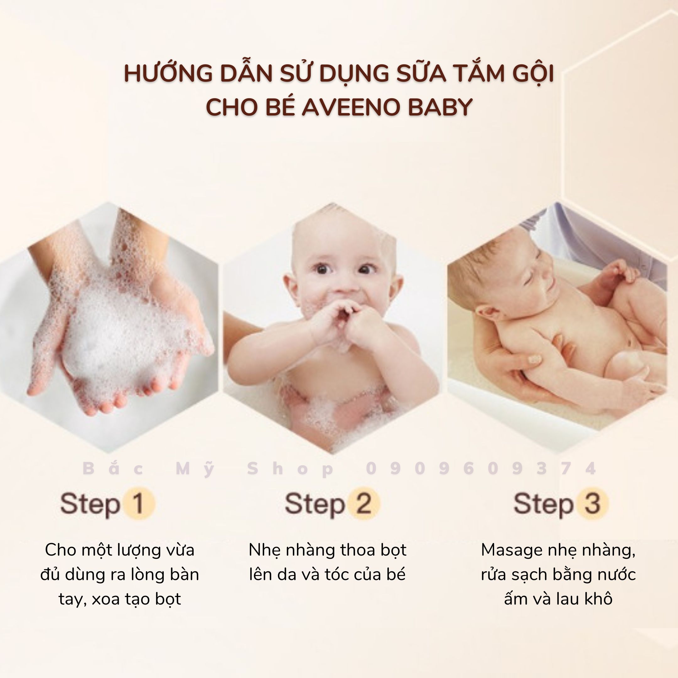Dau tam goi cho be so sinh da nhay cam aveeno baby wash and shampoo (5)