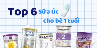 Đánh giá 5 sữa Úc cho bé 1 tuổi phát triển toàn diện
