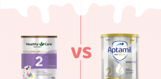 So sánh sữa Healthy Care Úc và Aptamil Úc, khác như thế nào?