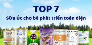 Top 7 sữa Úc phát triển toàn diện cho bé được tin dùng nhất?