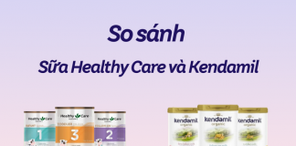 So sánh sữa Healthy Care và Kendamil, loại nào tốt?