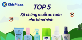 Top 5 xịt chống muỗi cho trẻ sơ sinh an toàn hiệu quả nhất