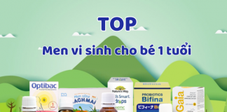Top 10 men vi sinh cho bé 1 tuổi được hội mẹ bỉm tin dùng nhất